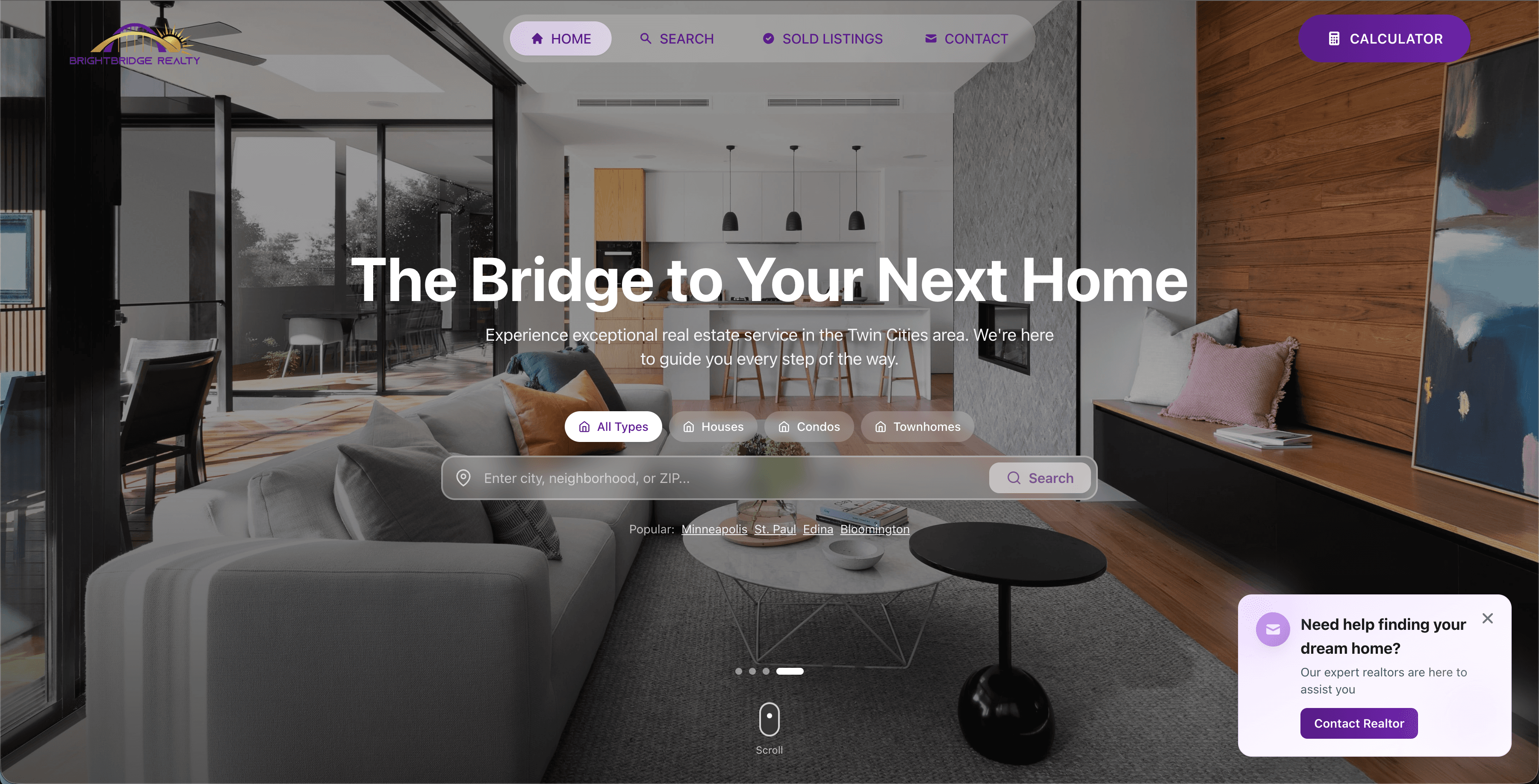 Bright Bridge Realty website preview